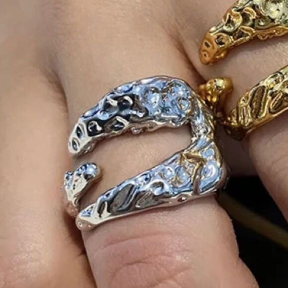 - The Jurassic Ring in 925 silver, adjustable - Picture 2 of 10